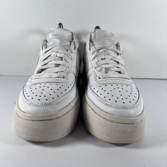 Nike Court Vision Alta Triple White Platform Sneakers DM0113-100 Women's Size 8 - Picture 2 of 8